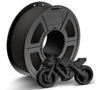 TECBEARS Rapid Matte PETG Filament 1.75mm Black 1KG, High Speed 50-600mm/s 3D Printer Filament, High Toughness Matte PETG, Dimensional Accuracy +/- 0.02 mm for Most FDM Printers(1KG/Spool, 2.2 lbs)