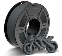 TECBEARS Rapid Matte PETG Filament 1.75mm Grey 1KG, High Speed 50-600mm/s 3D Printer Filament, High Toughness Matte PETG, Dimensional Accuracy +/- 0.02 mm for Most FDM Printers(1KG/Spool, 2.2 lbs)