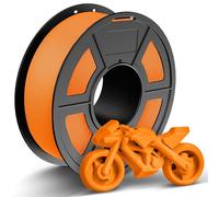 TECBEARS Rapid Matte PETG Filament 1.75mm Orange 1KG, High Speed 50-600mm/s 3D Printer Filament, High Toughness Matte PETG, Dimensional Accuracy +/- 0.02 mm for Most FDM Printers(1KG/Spool, 2.2 lbs)