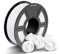TECBEARS Rapid Matte PETG Filament 1.75mm White 1KG, High Speed 50-600mm/s 3D Printer Filament, High Toughness Matte PETG, Dimensional Accuracy +/- 0.02 mm for Most FDM Printers(1KG/Spool, 2.2 lbs)