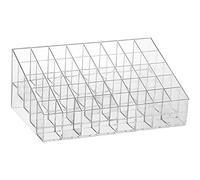 Tecbeauty 40 Grids Lipsticks Holder - Clear Acrylic Lipgloss Lipstick Organizer and Storage Display Case for Lip Gloss, Lipstick Tubes