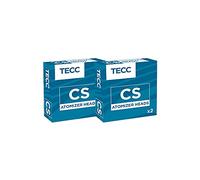 TECC - CS Air Atomizer Heads 1.5ohm - 2 Packs of 2 - Nicotine Free, 0mg Nicotine