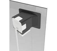 Teccle Angled Window Mount Accessories for Wyze Cam V4, Through Window Use for Cam v4 (Up/Down/Left/Right), Watch Front Yard and Driveway