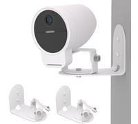 Teccle Secure Metal Wall Mount Compatible with SimpliSafe Outdoor Camera Series 2 and SimpliSafe Outdoor Camera, Anti-Drop, 360° Adjustment Swivel Mount Bracket
