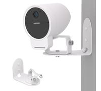 Teccle Upgraded Metal Wall Mount Compatible with SimpliSafe Outdoor Camera Series 2, Anti-Drop, 360° Adjustment Swivel Mount Bracket