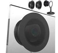 Teccle Window Mount for Google Nest Camera Indoor, Through Window Use Nest Cam, No Indoor Reflections (Black/Pack of 2)