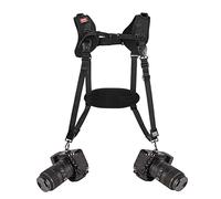 TECDW Camera Strap Digital Camera Accessories Harness Quick Release Adjustable and Removable Double Shoulder Camera Strap for DSLR Cameras