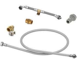 TECE - Installation Set for Shower Toilet Module (Silver, Height 1120 mm, for Universal cisterns, Shower Toilet Accessories, Bathroom Installation, Sanitary Supplies) 9880052