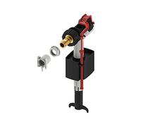 TECE 9820353 Cistern Valve (Adjustable Fill Level, Compact, Low Noise), Black