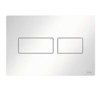 TECE TECEsolid 9240432 Toilet Flush Plate Stainless Steel for Dual Flush Technology Glossy White