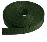 TECEUM 25 mm Webbing - Khaki - 9 m - Strong Webbing for Climbing Outdoors Indoors Crafting DIY (1” 10y)