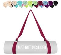 TECEUM Premium Yoga Mat Strap - Soft & Thick Cotton Carrier for All Mats