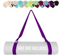 TECEUM Premium Yoga Mat Strap - Soft & Thick Cotton Carrier for All Mats