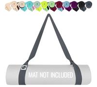 TECEUM Premium Yoga Mat Strap - Soft & Thick Cotton Carrier for All Mats