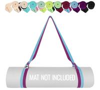 TECEUM Premium Yoga Mat Strap - Soft & Thick Cotton Carrier for All Mats
