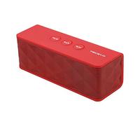 TECEVO T4 NFC Bluetooth Wireless Speaker With Enhanced Bass Portable & Rechargeable Built-in Microphone 10W RMS - Red