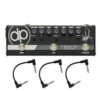 Tech 21 dUg Pinnick DP-3X Signature Pedal Bass Preamp Bundle with 3 Free MXR Patch Cables