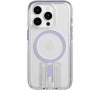 Tech 21 Evo Crystal Kick case for iPhone 15 Pro - Compatible with MagSafe - Impact Protection Case - Lilac