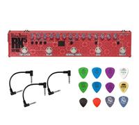 Tech 21 SansAmp Richie Kotzen Signature RK5 Fly Rig V2 Guitar Multi-Effects Pedal Bundle with 3 MXR Patch Cables and Dunlop Pick Pack