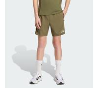 adidas Unisex Kids Tech Apparel Shorts, Olive strata/Black/Reflective Silver, 5-6 Years