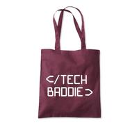 Tech Baddie Computers IT Tote Shopping Bag 10 Litres Capacity 42 x 38cm