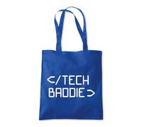 Tech Baddie Computers IT Tote Shopping Bag 10 Litres Capacity 42 x 38cm