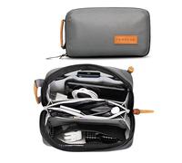 Tech Bag and Electronics Organizer Pouch for Travel (Grey)