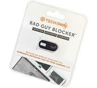 Tech Candy Bad Guy Blocker Webcam Cover Privacy Protector, Black - Secure, Thin, Durable, for Computers, Laptops, Tablets, & Smartphones, Easy Application (Black, 1-Pack)
