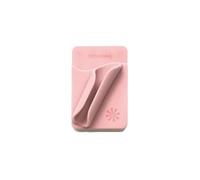 Tech Candy Bare Necessities Phone Back Pocket Pink - Universal, Suction Cups - Holds Money, Credit Cards, Lip Gloss, & More - No Residue, Convenient