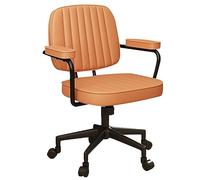 Tech Cloth Office Chair - Ergonomic Mid Back with Adjustable Armrests, 360° Swivel,Executive Rolling Computer Chair for Adults