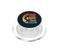 Tech Crew Theatre Technician Stage Crew PopSockets PopGrip for MagSafe