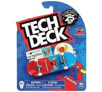 Tech Deck Y2k World Industries Flameboy Yellow Chequered Fingerboard Skateboard