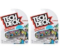 Tech Deck 96mm Fingerboard with Authentic Designs, For Ages 6 and Up (Styles Vary, One Picked at Random) (Pack of 2)