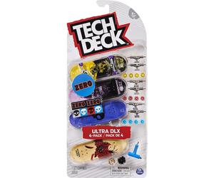 Tech Deck 96mm Fingerboards Ultra DLX 4-Pack Styles Vary Authentic Fingerboards