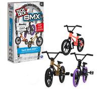 Tech Deck, BMX Finger Bike 3-Pack, Collectible and Customizable Mini BMX Bicycle Toys for Collectors, Kids Toys Ages 6 and Up