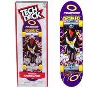 Tech Deck , Finesse X Sonic the Hedgehog Handboard; Authentic Mini Skateboards, Kids Toys for Boys & Girls, Ages 6 and up (Hands Use Only)