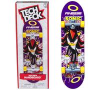 Tech Deck , Finesse X Sonic the Hedgehog Handboard; Authentic Mini Skateboards, Kids Toys for Boys & Girls, Ages 6 and up (Hands Use Only)