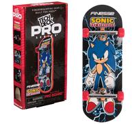 TECH DECK, Finesse X Sonic The Hedgehog Pro Series Finger Board with Storage Display, Built for Pros; Authentic Mini Skateboards, Kids Toys for Ages 6