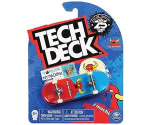 Tech Deck Fingerboard - 1 Finger Skateboard with Original Skateboard Design - Various Graphics - Cool Fingerboards for Real Skaters from 6 Years, Random Selection