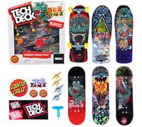 Tech Deck, Godzilla Sk8shop Fingerboard Bonus Pack, Collectible and Customisable Mini Skateboards, Kids’ Toys for Ages 6 and up