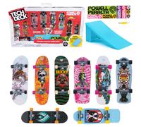 Tech Deck Powell Peralta Legends SK8Shop Bonus Pack with Ramp Collectible and Customizable Mini Skateboards Kids Toys for Ages 6 and up