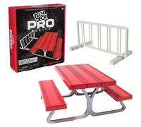 Tech Deck Pro Series Daily Grind Pack 2.0 with Picnic Table and Bike Rack; Kids Toys for Boys Ages 6 and up (Mini Fingerboard Sold Separately)