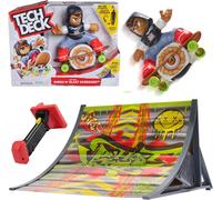 Tech Deck Shred N' Blast Sk8board, Motorised Finger Skateboard Toy with Rider an
