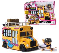 Tech Deck Sk8 Crew 2-in-1 Transforming Ultra Sk8 Bus & Storage with Fingerboard
