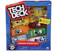 Tech Deck , Sk8shop Fingerboard Bonus Pack, Collectible and Customizable Mini Skateboards (Styles May Vary)