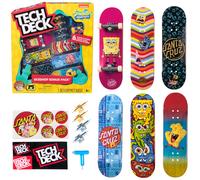 Tech Deck, Spongebob Sk8shop Fingerboard Bonus Pack, Collectible and Customis...