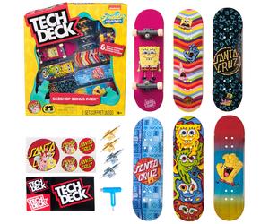 Tech Deck, Spongebob Sk8shop Fingerboard Bonus Pack, Collectible and Customis...