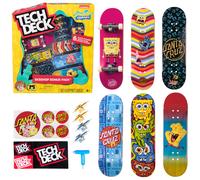 Tech Deck, Spongebob Sk8shop Fingerboard Bonus Pack, Collectible and Customisable Mini Skateboards, Kids’ Toys for Ages 6 and up