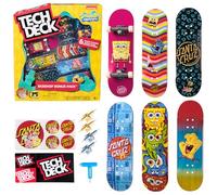 Tech Deck, Spongebob Sk8shop Fingerboard Bonus Pack, Collectible and Customisable Mini Skateboards, Kids Toy from 6 Years