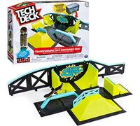 Tech Deck Transforming SK8 Container Pro Modular Skatepark and Board, for Ages 6 and Up (Edition May Vary)